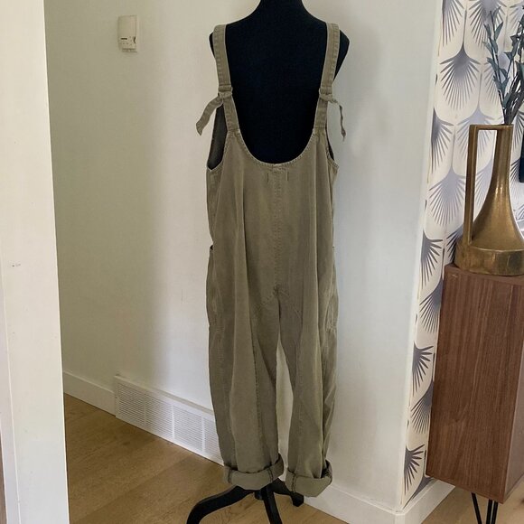 Free People Olive Green Jumpsuit - Picture 6 of 11